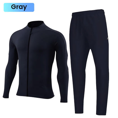 Unisex Work Out Solid Track Suit