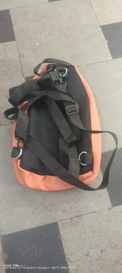 2 in 1 Stylish Sling/Backpack Bag For Women's