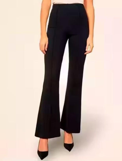 Women's Nontransparent Fabric Classic-Stylish Pant Pack of 3 (Black White Pink)